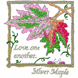 Leaves Embroidery Design 5